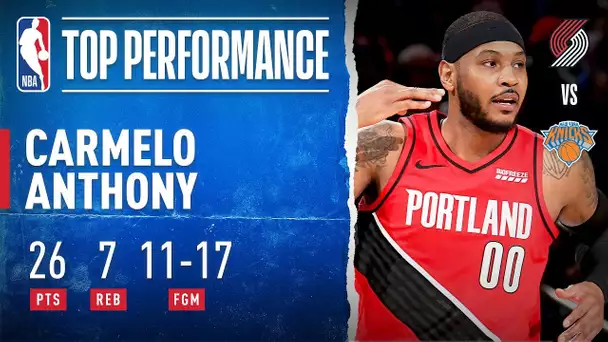 Melo Drops Season-High 26 PTS At The Garden