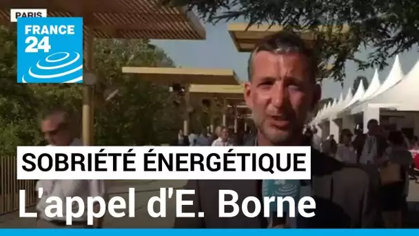 Sobriété énergétique en France : E. Borne attend une mobilisation générale des entreprises