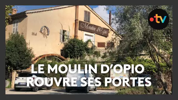 Le moulin d'Opio rouvre ses portes, c'est le plus ancien et le plus grand des Alpes-Maritimes