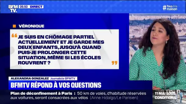 Jusqu'à quand pourrais-je être en chômage partiel pour garder mes enfants ? BFMTV vous répond