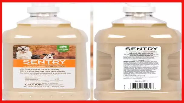 SENTRY Oatmeal Flea and Tick Shampoo for Dogs, Rid Your Dog of Fleas, Ticks, and Other Pests, Hawaii