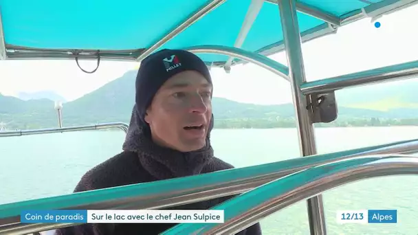 Avec le chef étoilé Jean Sulpice sur le lac d'Annecy