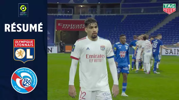 OLYMPIQUE LYONNAIS - RC STRASBOURG ALSACE (3 - 0) - Résumé - (OL - RCSA) / 2020-2021