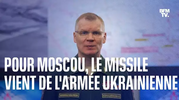 Tir en Pologne: Moscou évoque un missile tiré par un système de défense des forces ukrainiennes