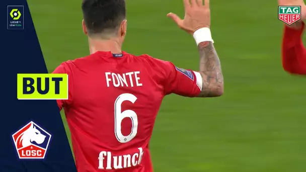 But José FONTE (87' - LOSC LILLE) LOSC LILLE - RC STRASBOURG ALSACE (1-1) 20/21