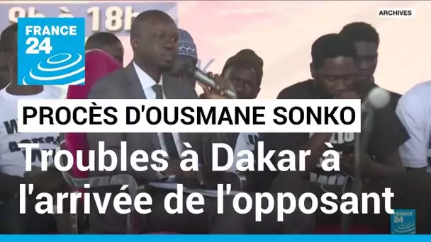 Procès pour diffamation d'Ousmane Sonko : troubles à Dakar à l'arrivée de l'opposant au Tribunal