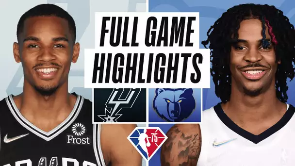 SPURS at GRIZZLIES | FULL GAME HIGHLIGHTS | February 28, 2022