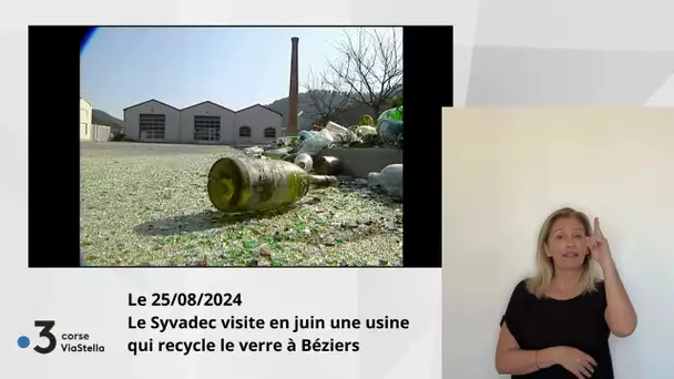 25.08.24 Le SYVADEC visite une usine qui recycle le verre à Béziers