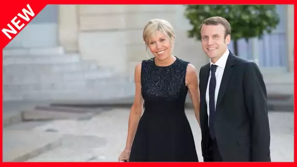 ✅  Quand Brigitte Macron osait la mini robe pour sa 1ère apparition en couple à l’Élysée