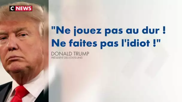 «Ne faites pas l'idiot, je vous appelle plus tard» : l'étrange lettre de Trump à Erdogan