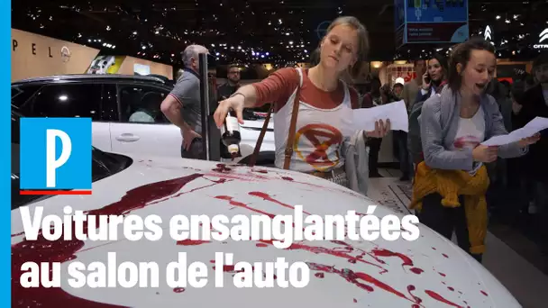 Extinction Rebellion perturbe le salon de l’automobile à Bruxelles