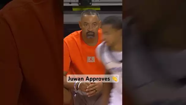 Jett Howard knocks down the 3 in front of his father, Juwan Howard ❤️ | #Shorts