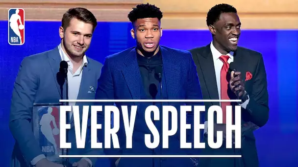 EVERY Speech From The 2019 NBA Awards! | Giannis, Doncic, Siakam and More!