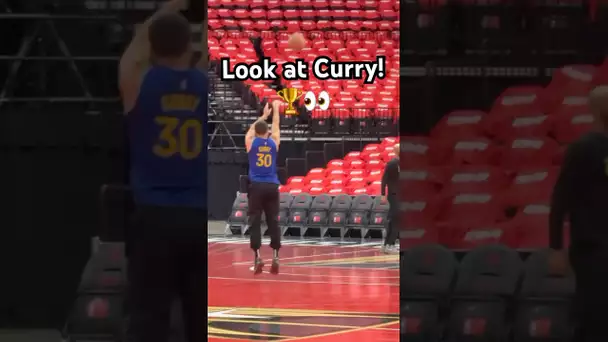 See how Stephen Curry gets locked in on GAME DAY!🏆👀|#Shorts