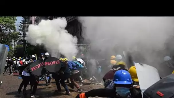 Birmanie : encore des milliers de manifestants dans les rues malgré la répression