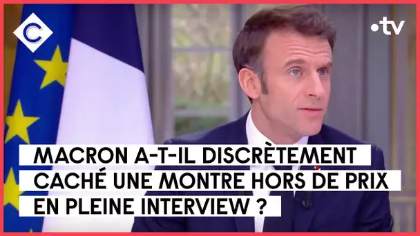 Macron a-t-il caché sa montre à 80 000 euros ? - Infos Express - C à vous - 23/03/2023