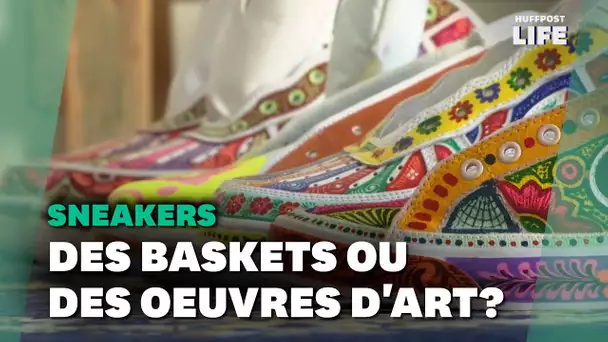 Les passionnés de sneakers vont craquer pour cet artiste