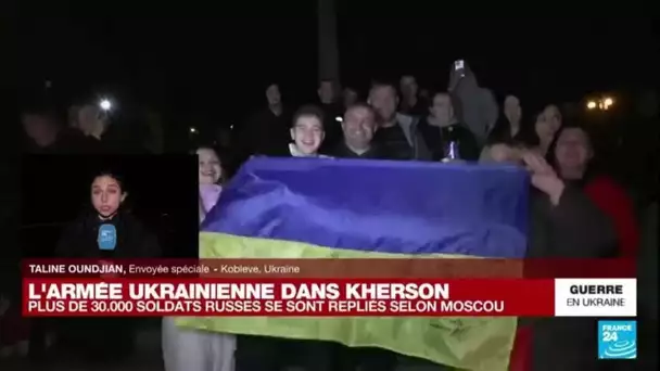 En direct : l'armée ukrainienne entre dans Kherson • FRANCE 24