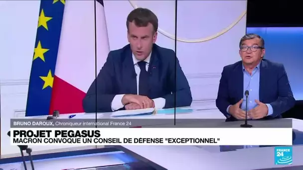 Projet Pegasus : Macron convoque un conseil de défense "exceptionnel" • FRANCE 24