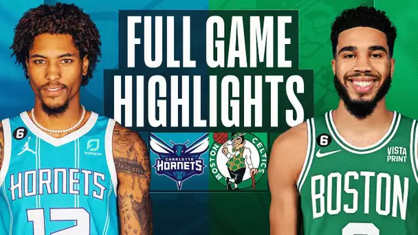 HORNETS at CELTICS | NBA FULL GAME HIGHLIGHTS | November 28, 2022