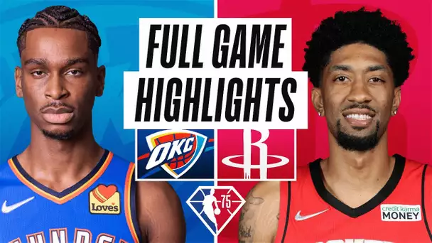 THUNDER at ROCKETS  | FULL GAME HIGHLIGHTS | November 29, 2021