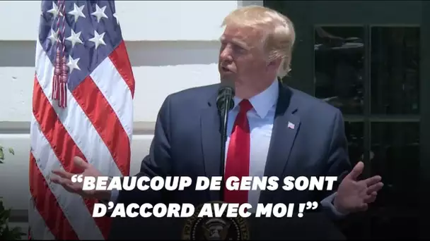 Les tweets racistes de Trump ne "l'inquiètent pas" car "beaucoup de personnes sont d'accord"