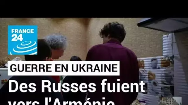 La fuite des ressortissants russes vers l'Arménie • FRANCE 24