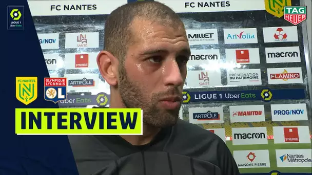 Interview de fin de match : FC NANTES - OLYMPIQUE LYONNAIS (1-2)  / 2020/2021