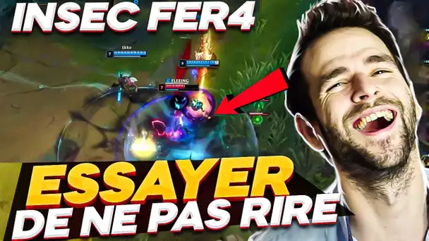 ESSAYER DE NE PAS RIRE sur LoL à des Fer 4 qui tentent des INSEC avec VEX ...