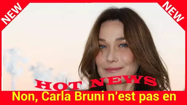 Non, Carla Bruni n’est pas en vacances dans la même région que Brigitte Macron