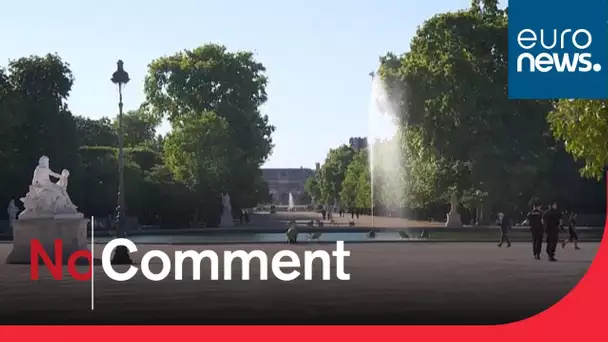 La jardin des Tuileries a rouvert à Paris