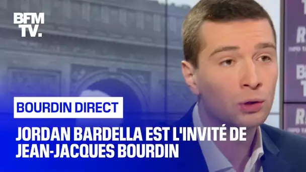 Jordan Bardella face à Jean-Jacques Bourdin en direct