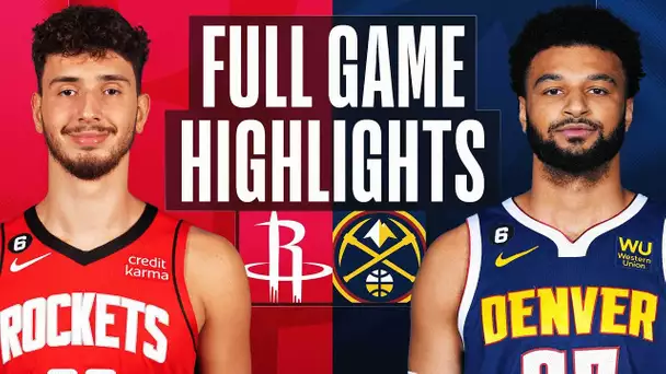 ROCKETS at NUGGETS | NBA FULL GAME HIGHLIGHTS | November 28, 2022