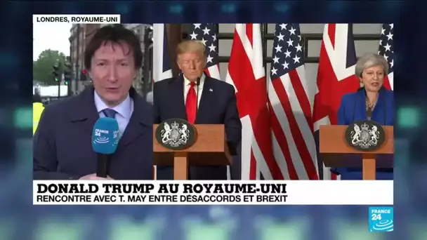 Compte-rendu de la conférence de presse de Donald Trump et Theresa May au Royaume-Uni