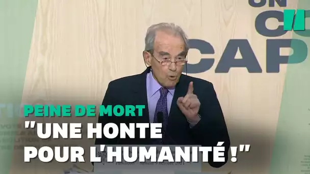 Le vibrant plaidoyer de Robert Badinter contre la peine de mort