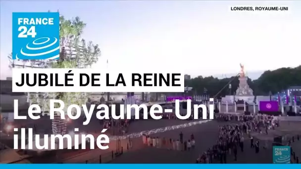 Des milliers de signaux lumineux allumés au Royaume-Uni pour le jubilé • FRANCE 24