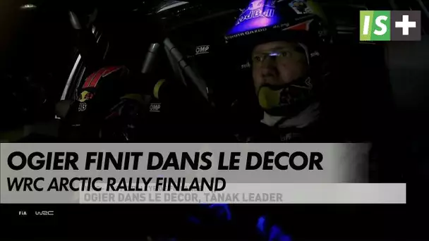 Sébastien Ogier finit dans le décor - WRC