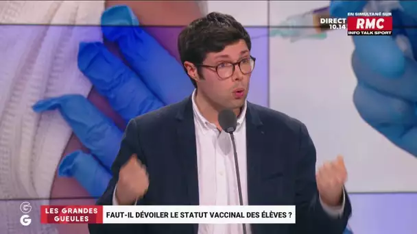 Faut-il dévoiler le statut vaccinal des élèves ? Pour Kevin Bossuet, "cela va créer des inégalités"