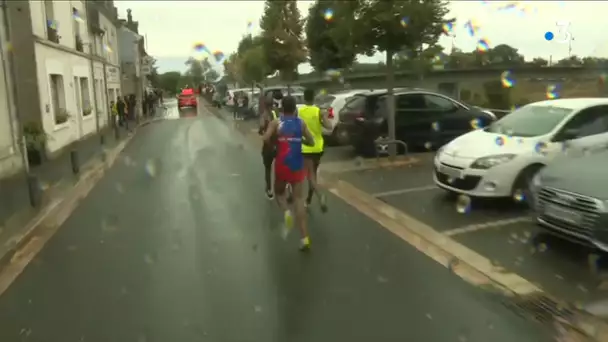 Running Loire Valley 2019 : tête de la course du Marathon