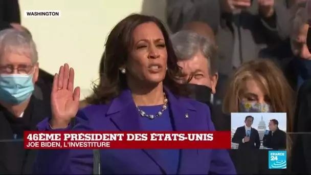 REPLAY - Kamala Harris, vice-présidente des Etats-Unis, prête serment