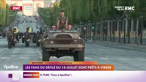 Les fans du défilé du 14-Juillet sont prêts à vibrer