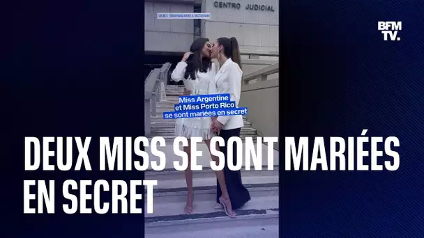 Miss Argentine et Miss Porto Rico se sont mariées