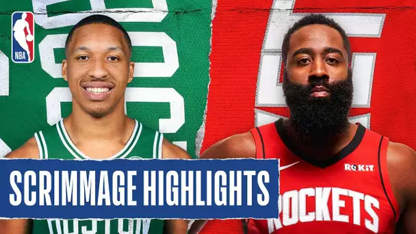 CELTICS at ROCKETS | SCRIMMAGE HIGHLIGHTS | July 28, 2020