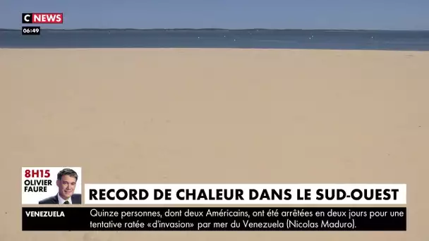 Météo : un record de chaleur dans le Sud-Ouest