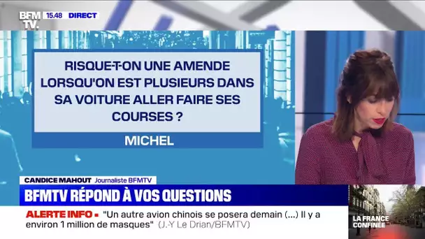 Risque-t-on une amende lorsqu'on est plusieurs dans sa voiture pour aller faire des courses ?