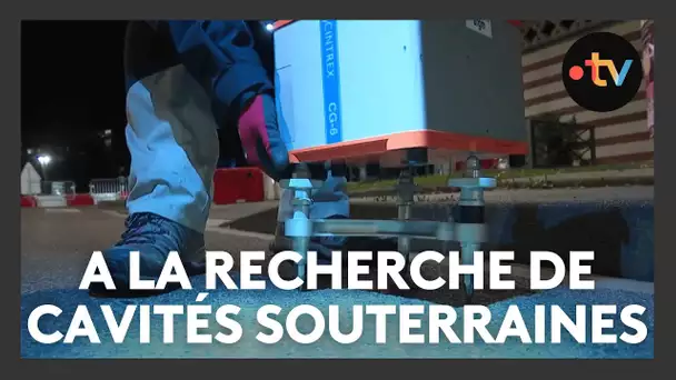 A la recherche de cavités souterraines à Reims