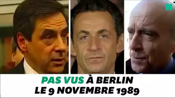 La chute du mur de Berlin, rendez-vous "imaginaire" de Sarkozy, Fillon et Juppé avec l'Histoire?