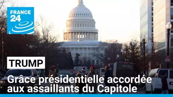 Trump accorde sa grâce présidentielle aux assaillants du Capitole, "une démarche de déconstruction"