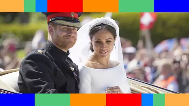 Meghan et Harry  ce message caché sur leur voiture passé inaperçu lors de leur mariage