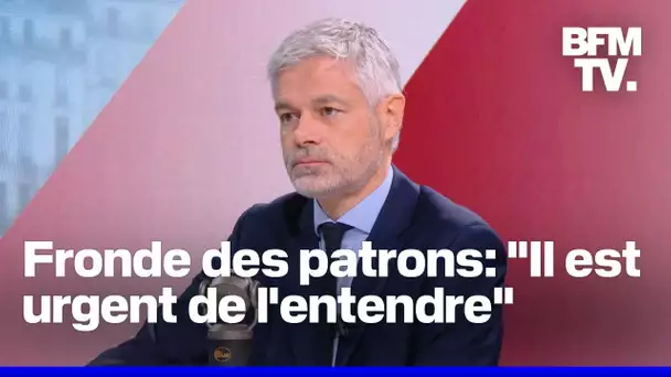 Budget, fronde des patrons, aides sociales… L'interview en intégralité de Laurent Wauquiez